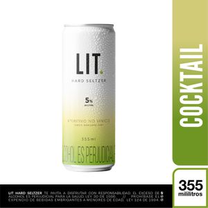 Coctel LIT alcoholica manzana kiwi (355 ml)