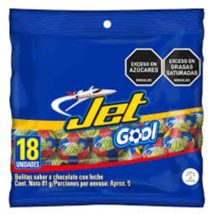 Chocolates JET gool baloncitos (81 gr)