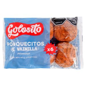 Ponquecitos Golosito 6 und 150 g