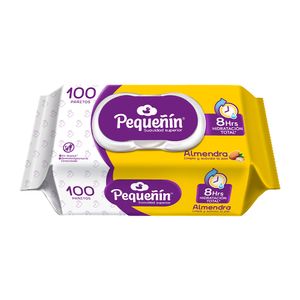 Pañitos húmedos PEQUENIN almendra (100 und)
