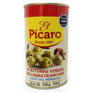 Aceituna El Picaro Verd/Anchoa 350 g