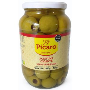 Aceituna El Picaro Gigant Deshue 800 g