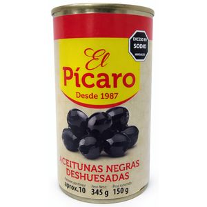 Aceituna El Picaro Negras Deshu 345 g