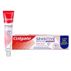 Crema Dental Colgate Sensitive Pro Alivio Inm Encías 140 G