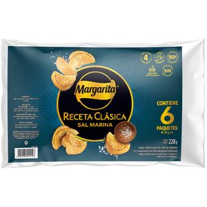 Paquete Pasaboca Papas Margarita Receta Clásica 38gr x6 und