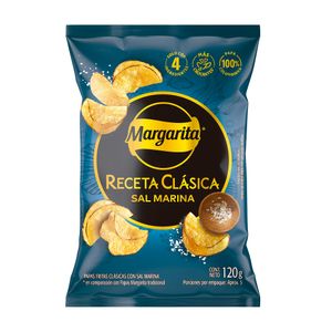 PASABOCA PAPA MARGARITA RECET CLAS SAL 120g