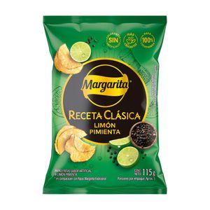 Pasaboca Papa Margarita Receta Clásica Limón & Pimienta 115 G