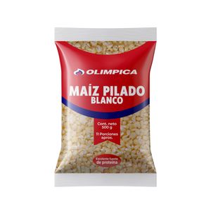 Maíz Olimpica Pilado Blanco 500 G