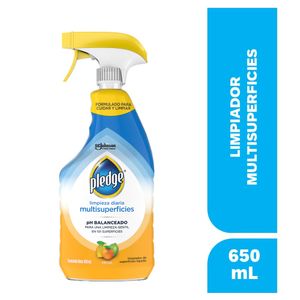 Pledge Limpieza Diaria Limpiador Multisuperficies Cítrico 650 ml