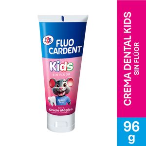 Crema Dental Fluocradent Kids Ratona sin Flúor 96 G