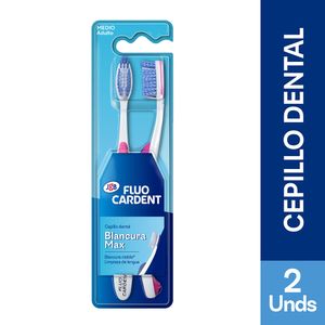 Cepillo de Dientes Fluocardent Blancura Max X2 Unds