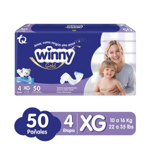Pañal Winny Gold Etapa 4 X50 Unds