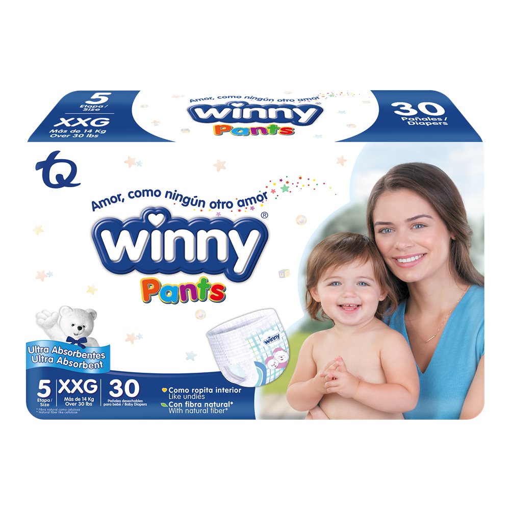 Pañal Winny Pants Etapa 5 X30 Unds