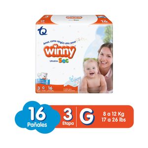 Pañal Winny Sec Etapa 3 X16 Unds