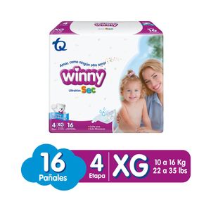 Pañal Winny Sec Etapa 4 X16 Unds