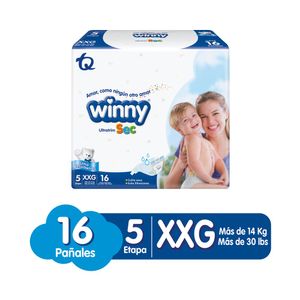 Pañal Winny Sec Etapa 5 X16 Unds