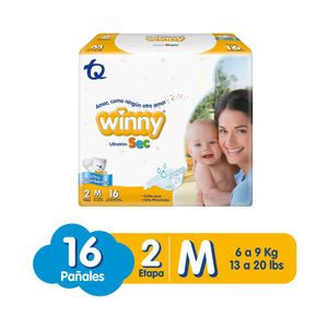 PAÑAL WINNY SEC ETAPA 2 x 16 un