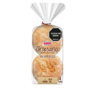 Pan Hamburgesa artesanal Bimbo (360g)