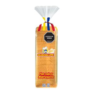 Pan Guadalupe Tajado Mantequilla 550 G