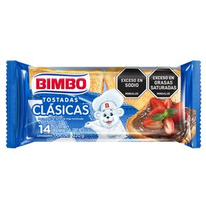 Tostada Bimbo Clásicas 200 G X14 Unds