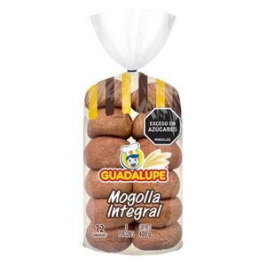 Pan Guadalupe Mogolla Integral 400 G X12 Unds