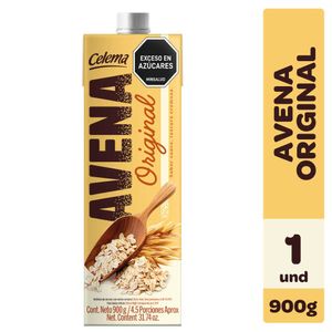 Bebida de avena CELEMA premium sabor original (900 gr)