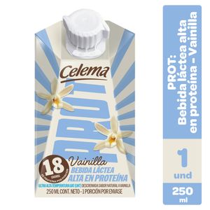Bebida proteína CELEMA bebida proteína vainilla (250 ml)
