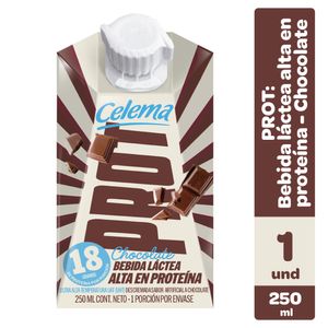 Bebida Proteina CELEMA Chocolate Prot Caja Tapa Rosca (250 ml)