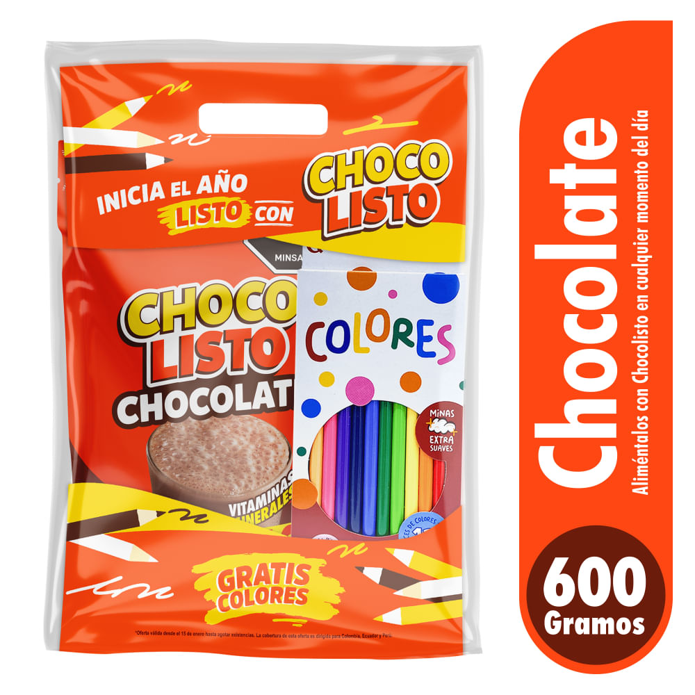 Imagen de MODIF CHOCOLISTO CROC 600G GTS COLORES