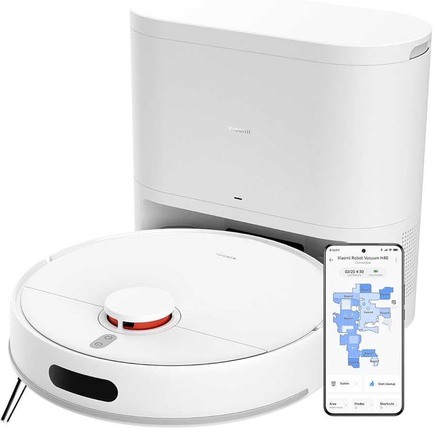 Aspiradora Robot Xiaomi H40 US con Autovaciado Succión 10.000 Pa