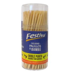 Palillos Festival Doble Punta x 24 unds