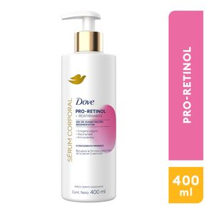 Crema corporal DOVE con Serum Pro Retinol Reafirmante (400 ml)