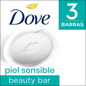 Jabón de tocador DOVE piel sensible (270 gr)