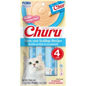 Snack para gatos Churu atún con vieira (56 gr)
