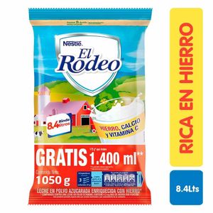 LECHE POLV EL RODEO 875g GTS 175g OF