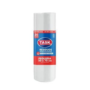 Bolsa Task basura apartamento x20und 50 x 70cm c/u