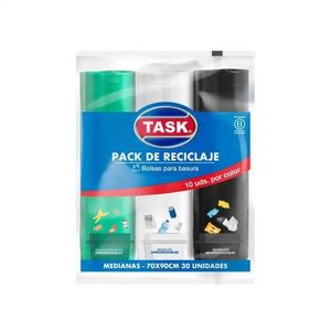 BSA BASURA TASK 3 COLORES 70X90 X30un