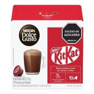 Cápsulas de café NESCAFE DOLCE GUSTO kitkat x 10 tazas (170 gr)