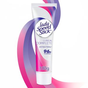Desodorante Mujer Lady Speed Stick Clínico Antitranspirante Tubo 100 G