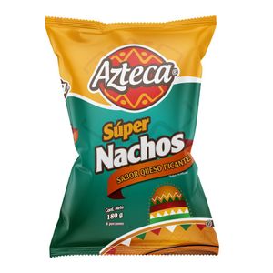 Nachos Azteca Super Sabor Queso Picante* 180G