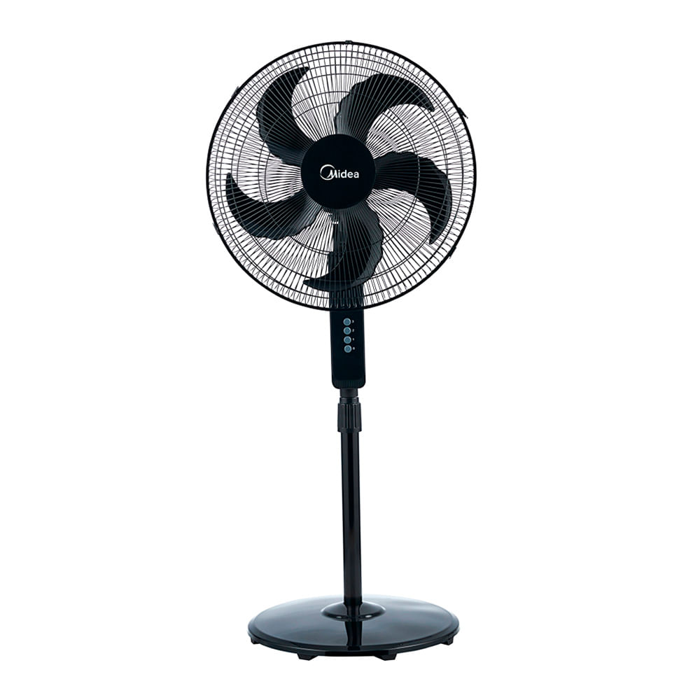 Imagen de Ventilador de Pedestal Midea 18 Pulgadas 3 Velocidades Negro Ventilador Pedestal Midea Negro 18"