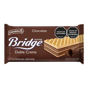 Galleta Bridge Wafer Chocolate Doble Crema 151 G