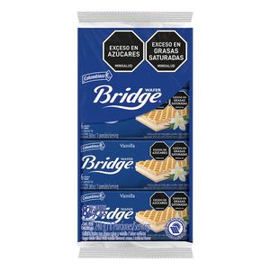 Galleta Bridge Vainilla Individual 30 G X8 Unds