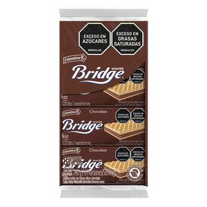 Galleta Bridge Chocolate Individual 30 G X8 Unds
