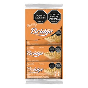 Galleta Bridge Naranja Individual 30 G X8 Unds