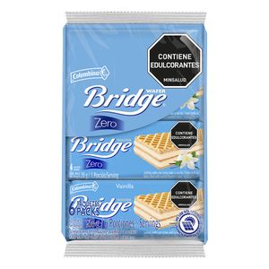 Galleta Bridge Sugar Free Vainilla Individual 168 G