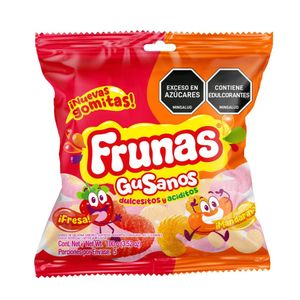Gomitas FRUNAS gusanos sabor fresa mandarina (100 gr)