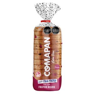 Pan Comapan Tajado Frutos Rojos 400 G