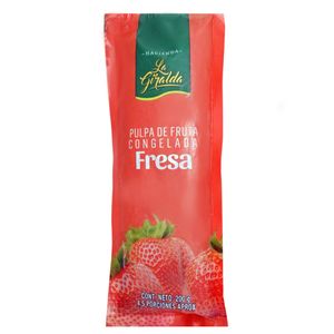 PULPA LA GIRALDA CONGEL FRESA 200 g