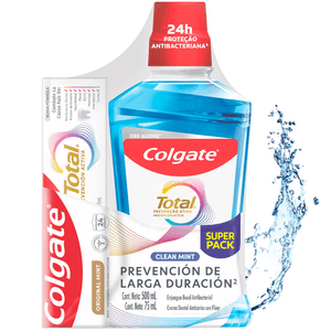 MW Colgate Total Clean Mint x500ml+CR Tot Original Mint 75ml